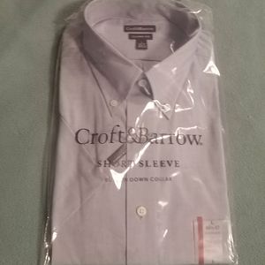Mens short sleeve dress shirt